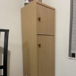 2-Tier Wooden Cabinet in Great Condition