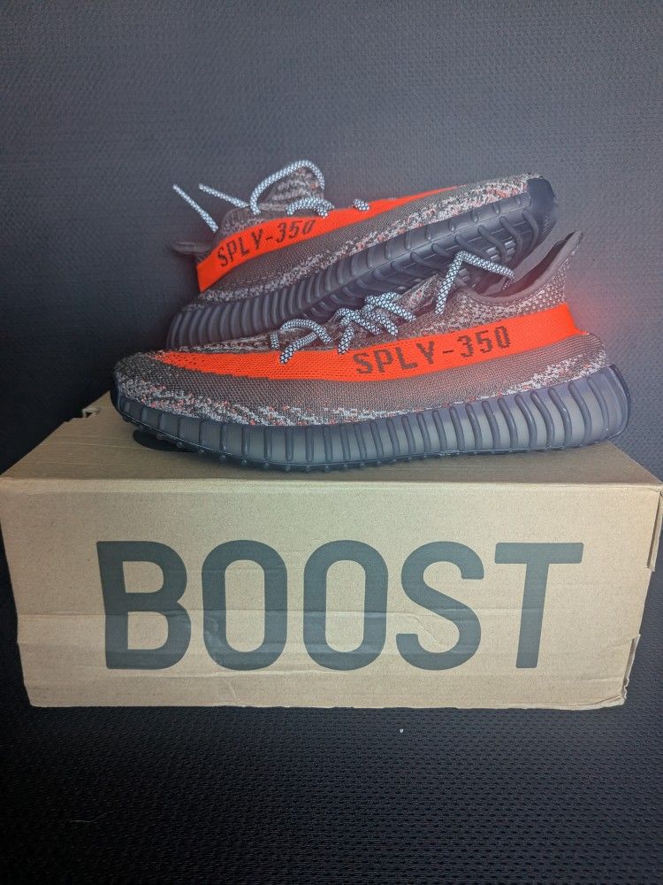 Adidas Yeezy Boost 350 V2 Sneakers "Carbon Beluga" Men's Size 11