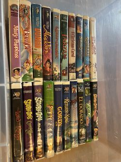 Disney VHS Tapes, Couple Black Diamond And Classics