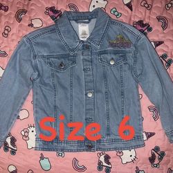 Little Girls Princess Jean Jacket