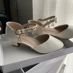 White Small Heel 