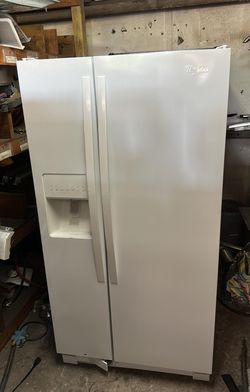 Whirlpool Side-by-Side White Refrigerator
