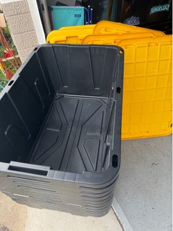 27 gallon totes - just finished moving (30 available)
