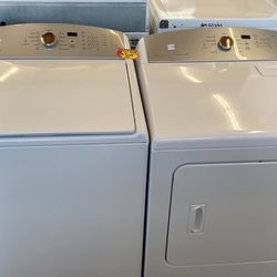 NEWER MODEL KENMORE XTRA LARGE CAPACITY AGITATOR FREE WASHER AND STEAM DRYER SET