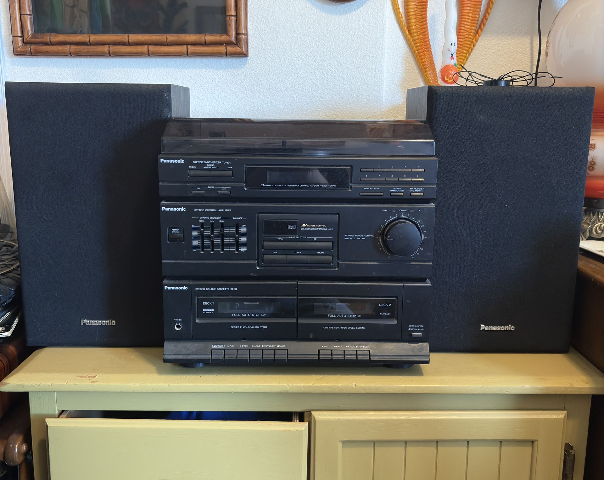 Vintage Panasonic Stereo System