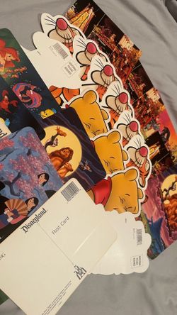 Vintage 1990’s disneyland postcard lot