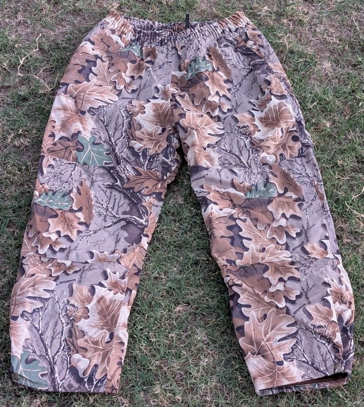 Vintage Cabela’s Dry-Plus Advantage Camo Hunting Pants Men’s XL Water/Windproof Like New