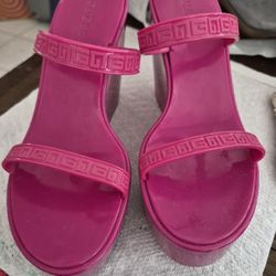 Guess Fuchsia Wedges Size 7
