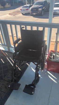 Standard Manual Wheelchair with Footrests