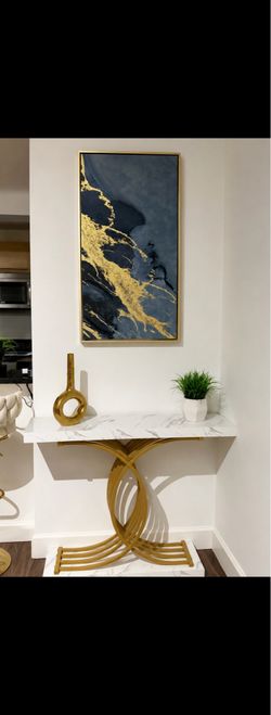 Table and painting