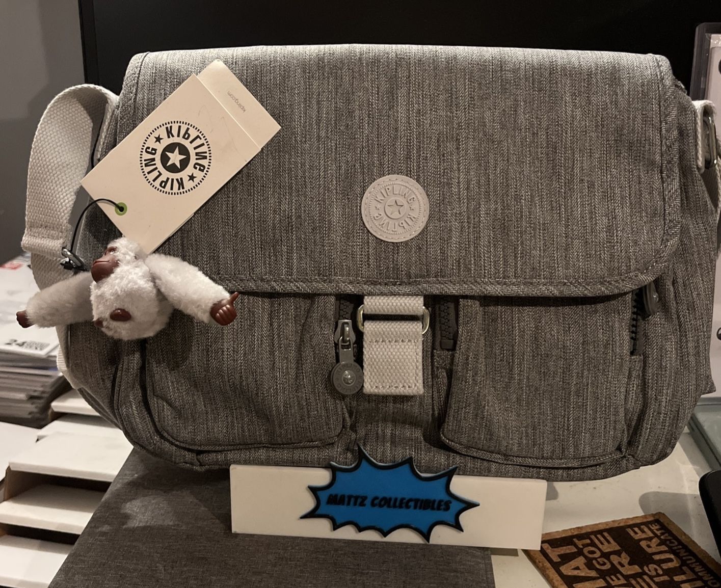Brand New Kipling Bag Grey