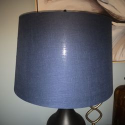 Blue Lampshades
