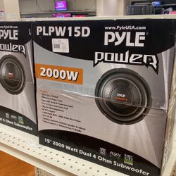 Pyle Power 2000w Subwoofers 