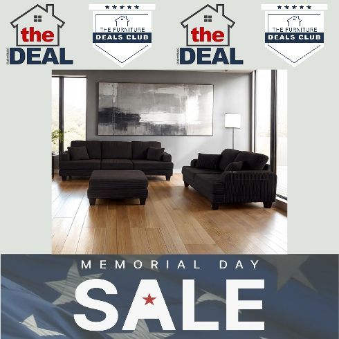 CLEARANCE SOFA SET: MEMORIAL DAY PRICE TAGS