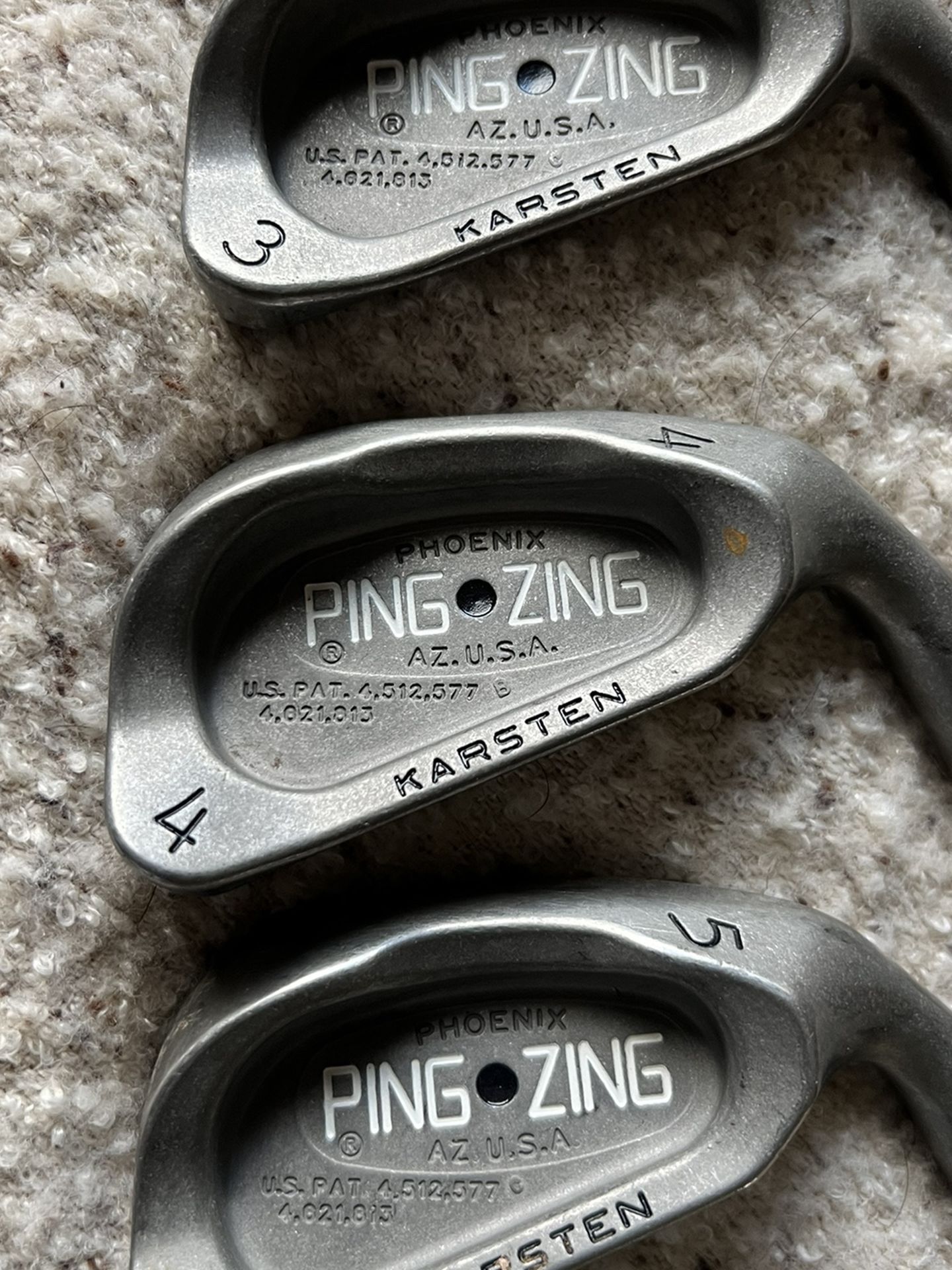 Ping Zing Irons -golf Clubs 3-pw