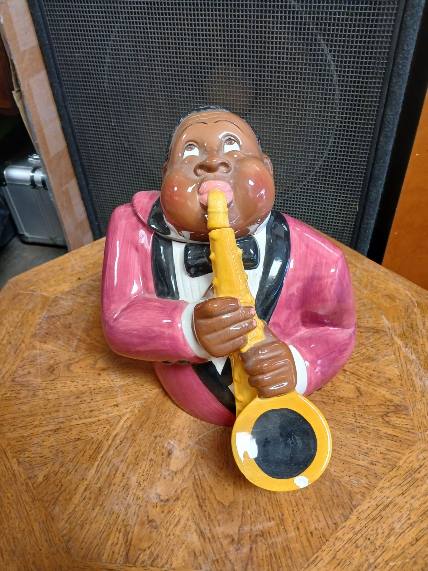 Vintage ^JAZZ PLAYER" Cookie Jar