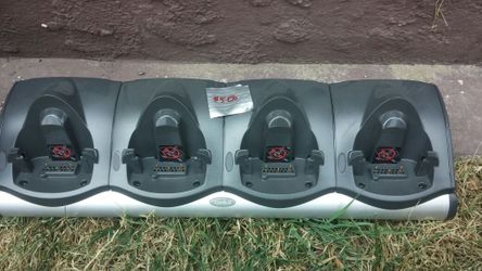 Charging dock for 4 scanners