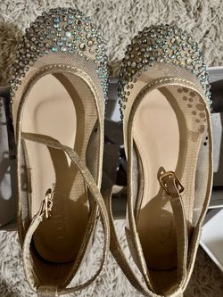 Crystal Embellished sandals with Ankle Strap