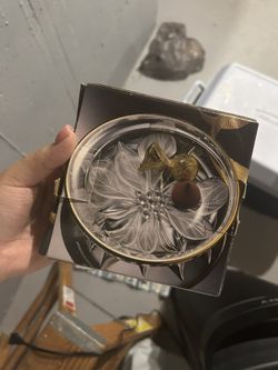 Small Floral Circular Treat Platter
