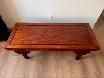 Solid Wood Asian Style Coffee Table
