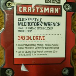 Craftsman 3/8 Torque Wrench