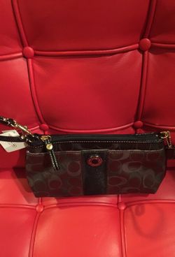 COACH Signature Wristlet Brown / Multi - NEW