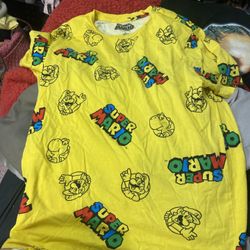 Super Mario Tee Shirt Mens Size Large 
