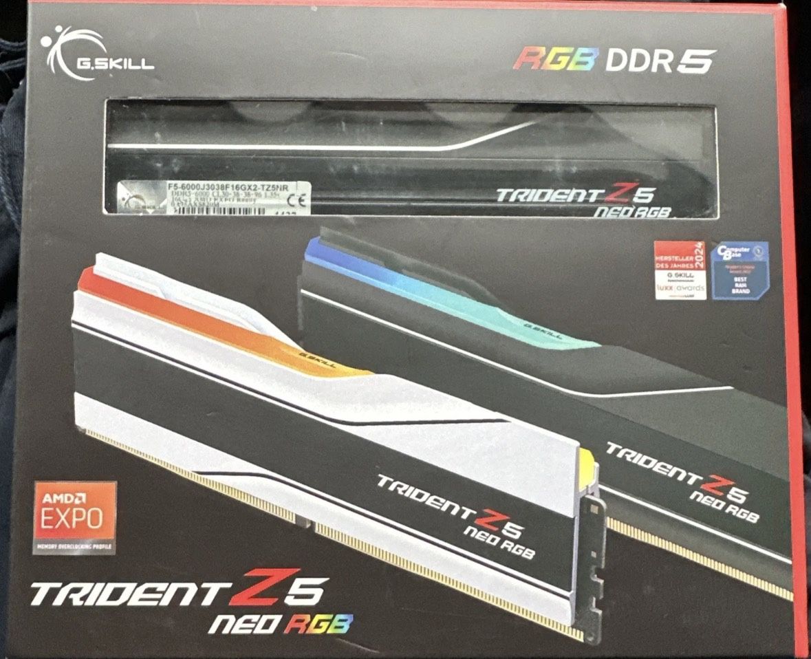 G.Skill Trident Z5 Neo RGB Series 32GB DDR5-6000 CL30 - Black