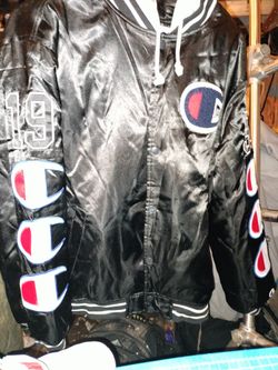 Champion supreme cheap varsity jacket