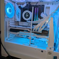 All White High End PC Build