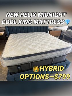 NEW HELIX MIDNIGHT COOL KING MATTRESS💎