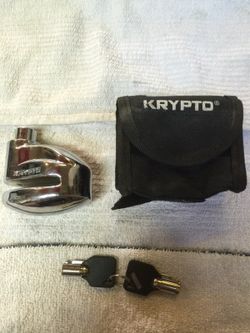 Krypto motorcycle lock