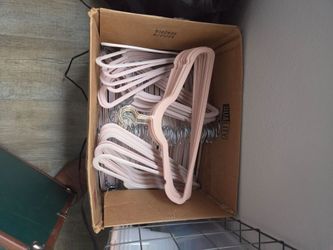 Pink Velvet Clothing Hangers