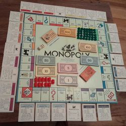 Vintage 1961 Monopoly Board Game