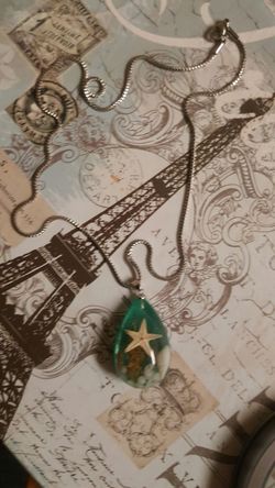 Stainless steel necklace with pendant