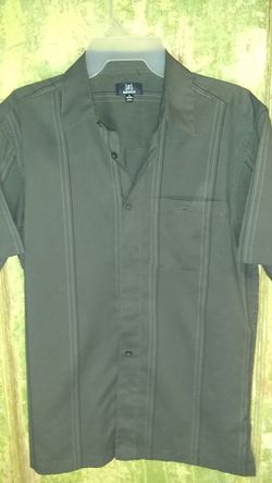 Mens, Grey, George button-up shirt