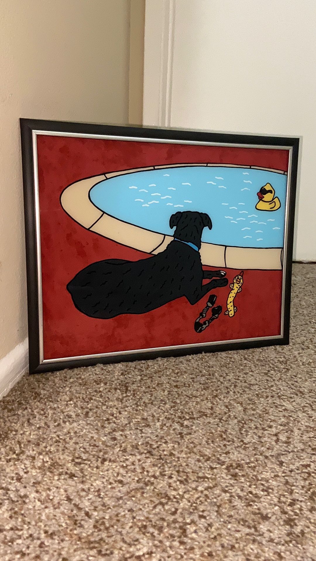 Glass Paintings Family, Friends, Pets, Anime & Cartoon Portraits Available LOCATED IN COVINA