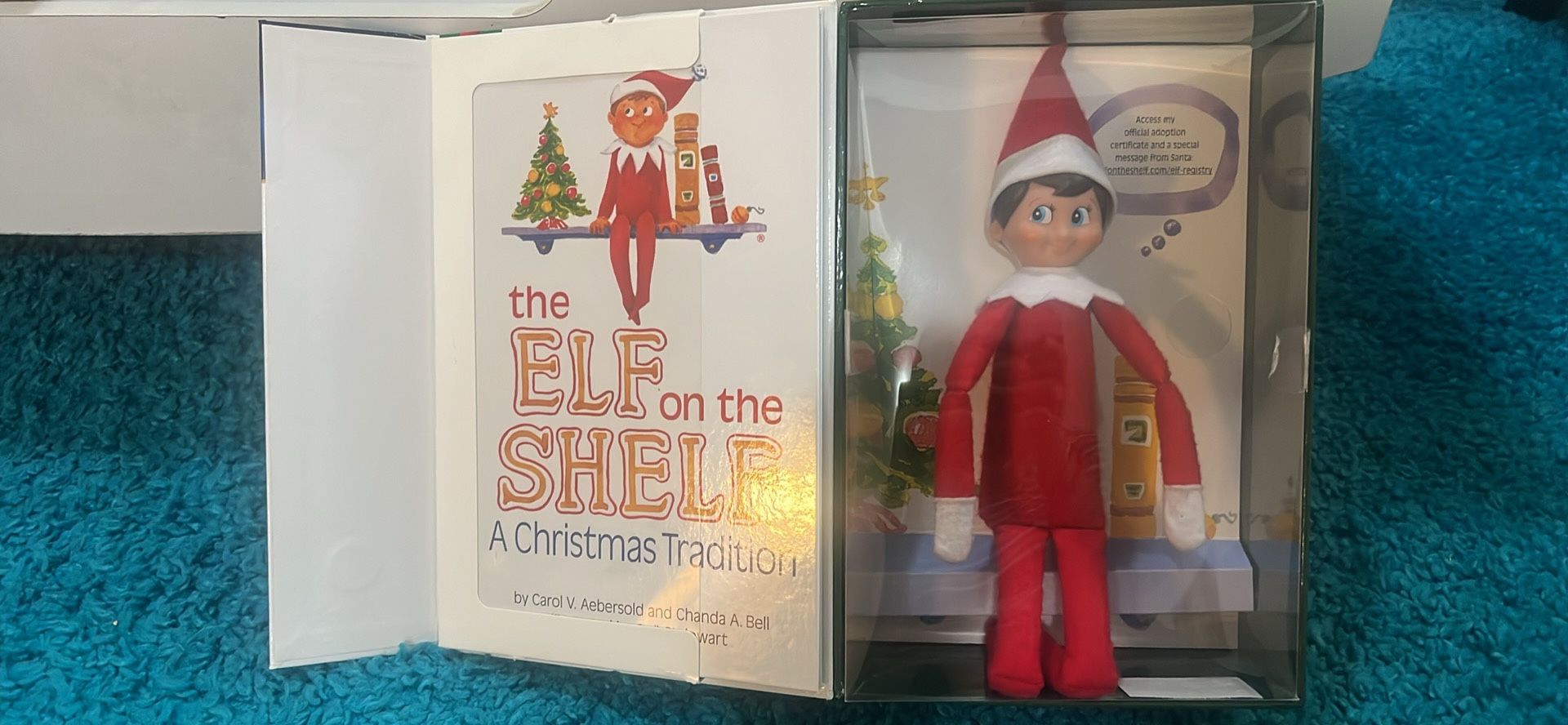 Elf On The Shelf With Book