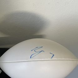 Bijan Robinson Falcons RB Autographed Football 
