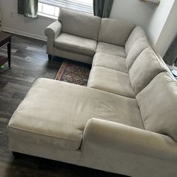 Havertys 5 piece sectional couch with chaise