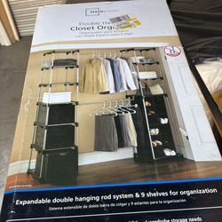 Double Hanging Closet Organizer 