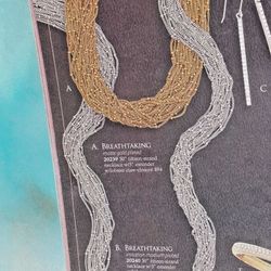 Premier Designs 15 Strand Breathtaking 30” Necklace