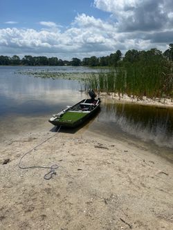 Jon boat with title motor and trailer