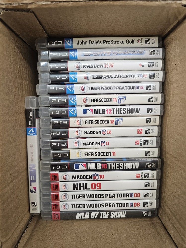 Lot Of Sports Games For Ps3