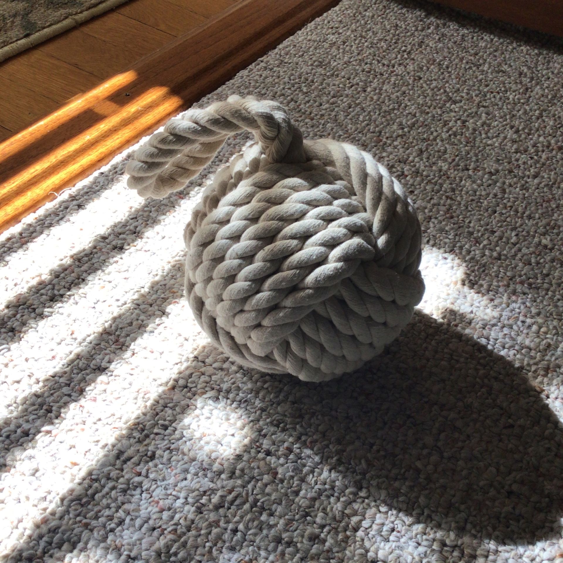 Nautical 5 inch circular doorstop