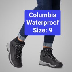 New Columbia Women's Newton Ridge Plus Waterproof Hiking Boot - Wide 9 Size