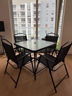 Outdoor table set