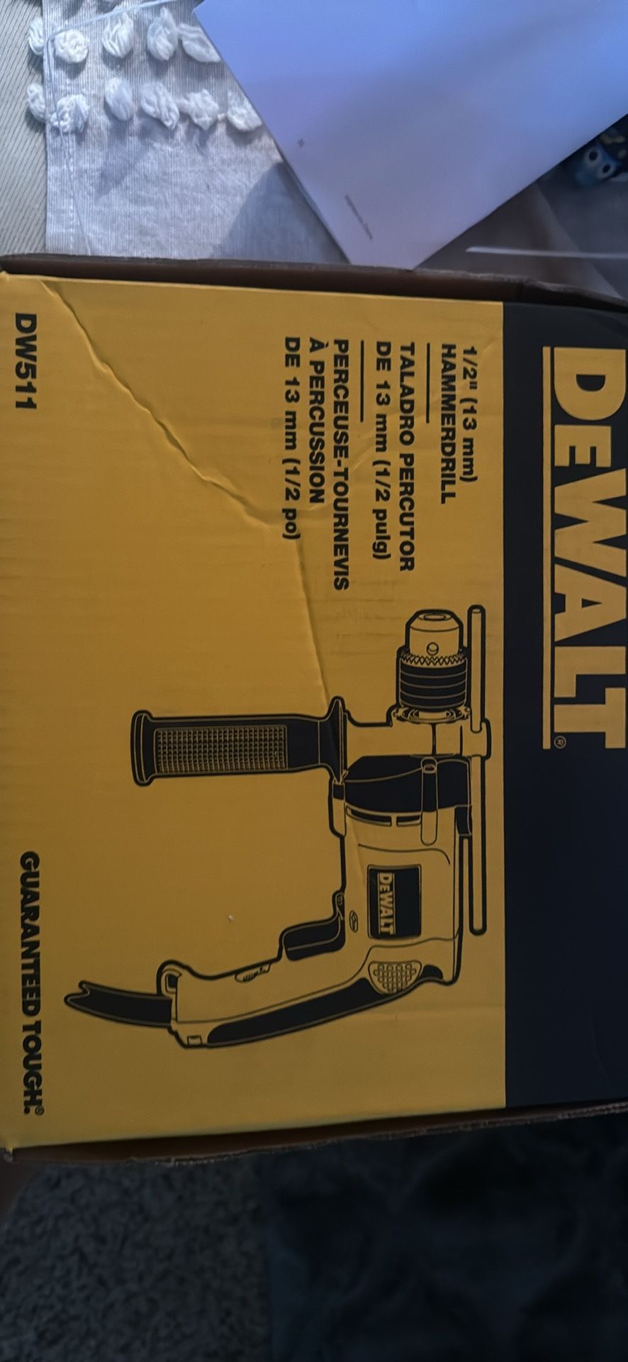 Dewalt 1/2” hammerdrill