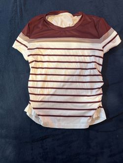 Women's Striped Short Sleeve Top