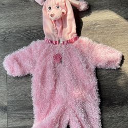 Baby Girl Pink Dog/ Poodle Costume (size 3-6 Months)